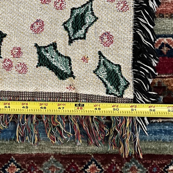 Mary Engelbreit Tapestry Throw with Fringe - Picture 5 of 7